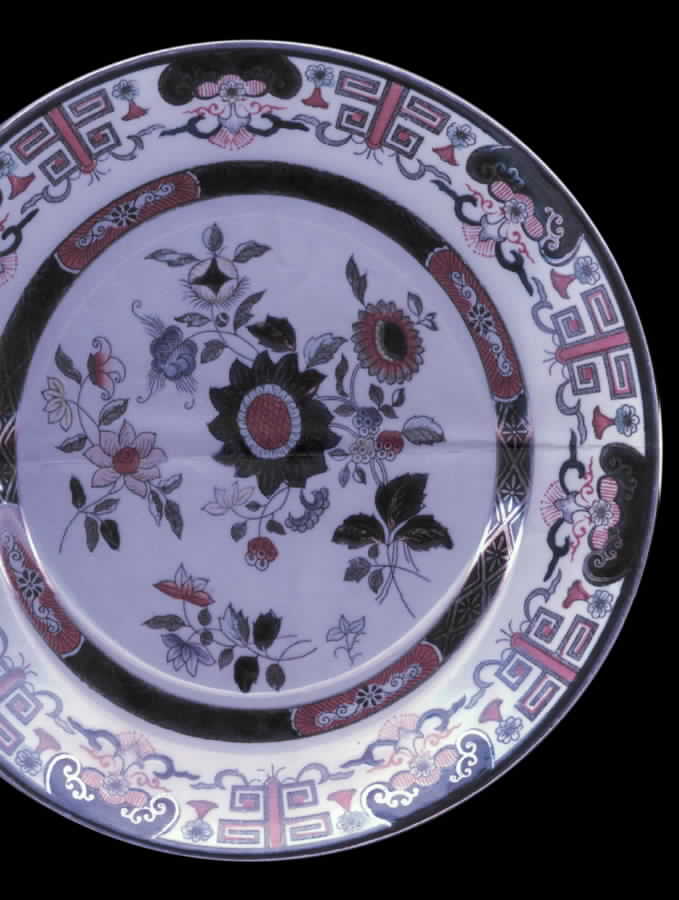 H491 Luncheon Plate by Nikko-1