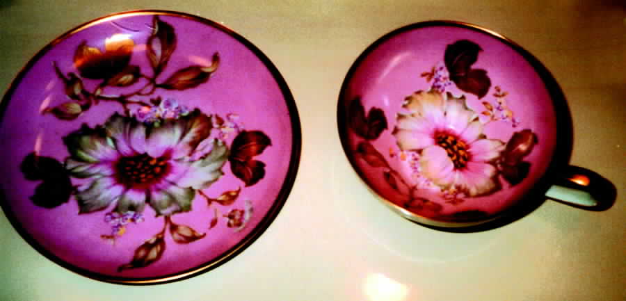 04236 Flat Cup & Saucer Set by Jaeger-1