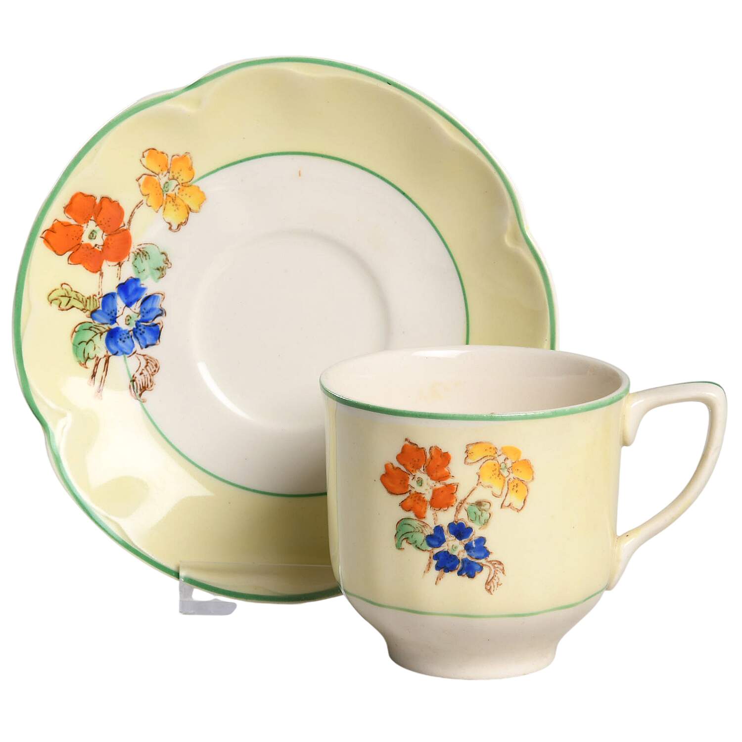 JB572 Flat Demitasse Cup & Saucer Set by Johnson Brothers-1