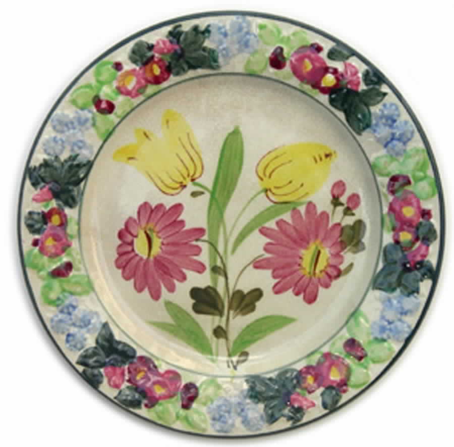 MAW6 Salad Plate by Maruhon Ware (Japan)-1