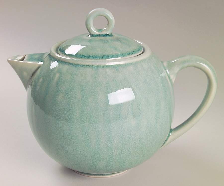 Tourron Jade Teapot & Lid by Jars-France-1