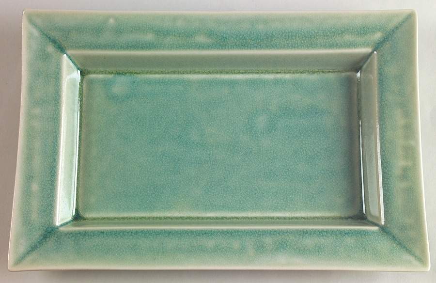 Tourron Jade 11" Rectangular Serving Platter by Jars-France-1
