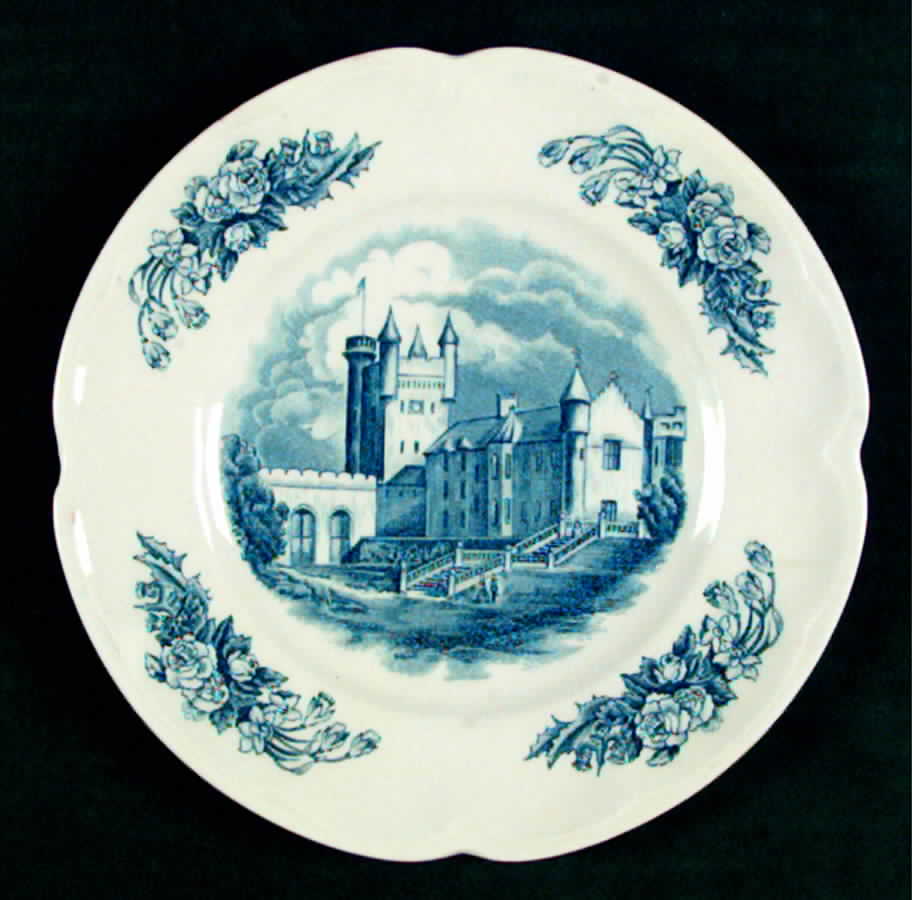 Royal Homes of Britain Blue Bread & Butter Plate by Johnson Brothers-1