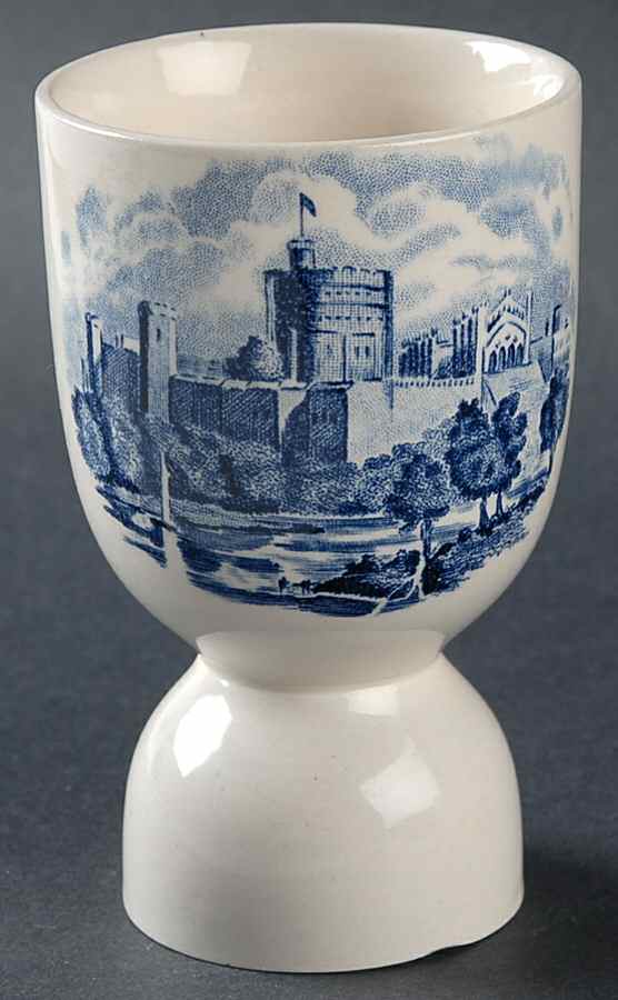 Royal Homes of Britain Blue Double Egg Cup by Johnson Brothers-1
