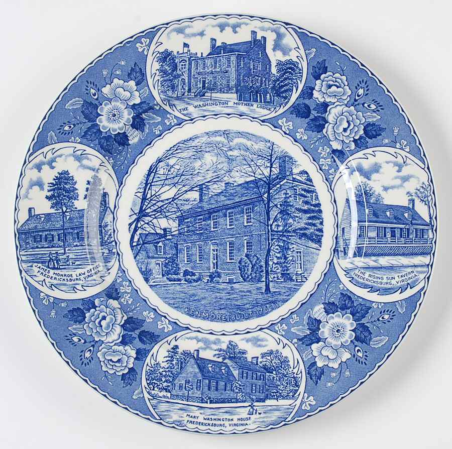 Historic Fredricksburg, Va Dinner Plate by Jonroth Studios-1
