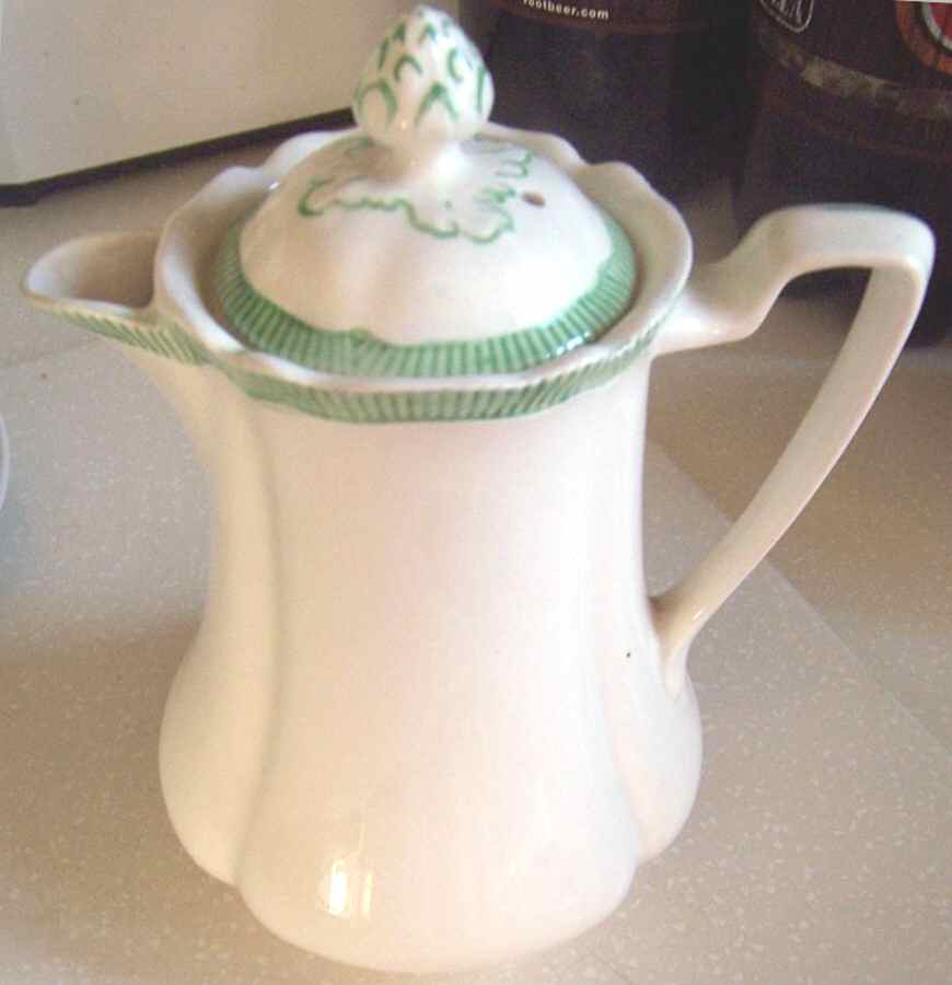 JB207 Green Large Syrup with Lid by Johnson Brothers-1