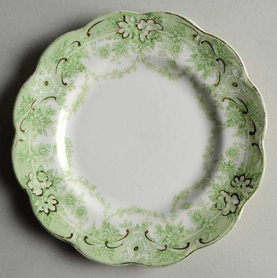 Marlboro Green Bread & Butter Plate by Johnson Brothers-1