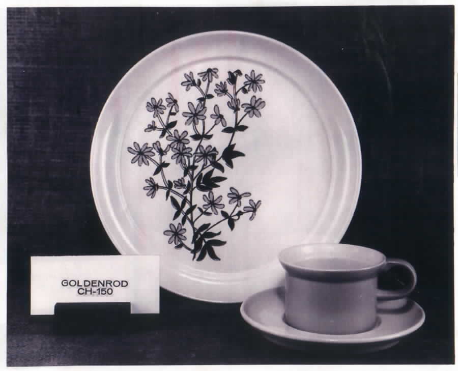 Goldenrod Dinner Plate by Jepcor-1