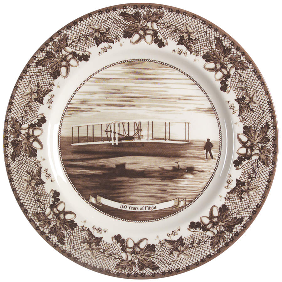 Historic America Brown II (2002, 2003) Dinner Plate by Johnson Brothers-1