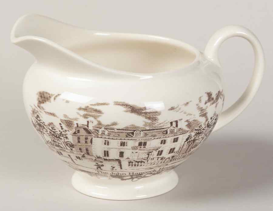 Historic America Brown II (2002, 2003) Creamer by Johnson Brothers-1