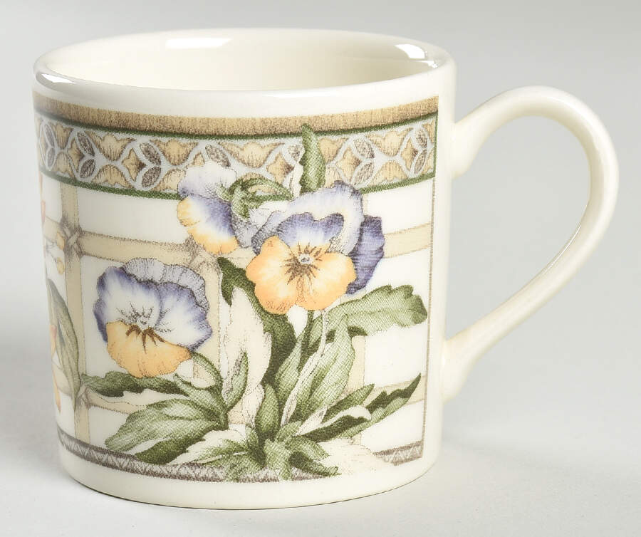 Enchanted Garden Flat Demitasse Cup by Johnson Brothers-1