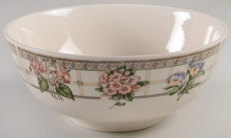 Enchanted Garden 10" Large Salad Serving Bowl by Johnson Brothers-1