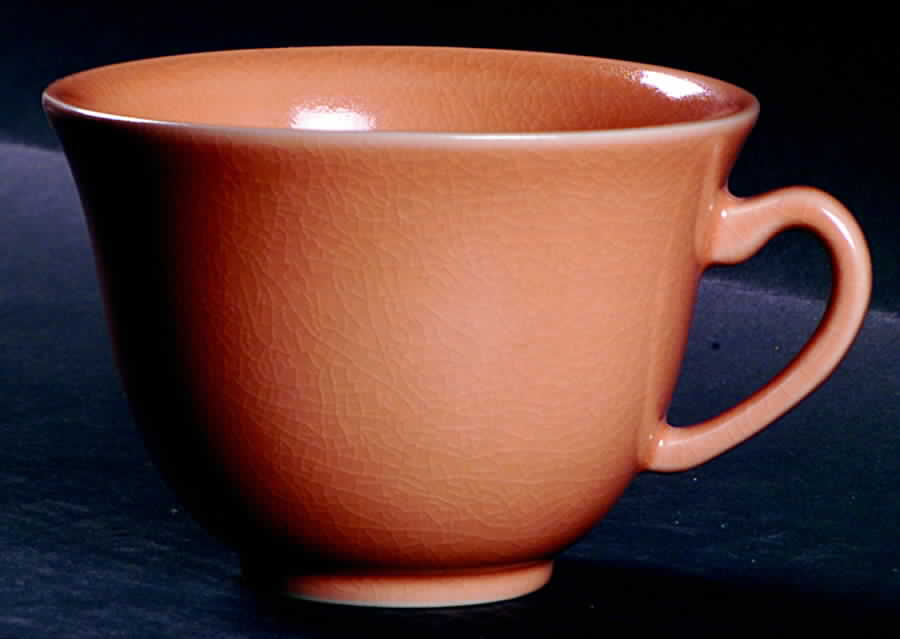 Basique Peach (Orange) Jumbo Cup by Jars-France-1