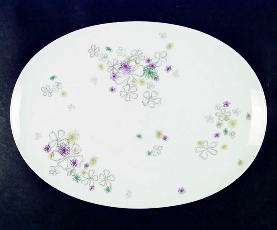 JOH272 13" Oval Serving Platter by Johann Haviland-1