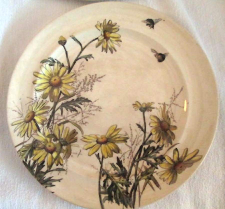 Chrysanthemin Multicolor Salad Plate by George Jones & Sons-1