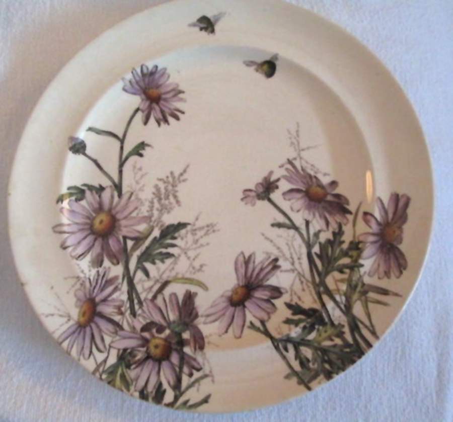 Chrysanthemin Multicolor Salad Plate by George Jones & Sons-1