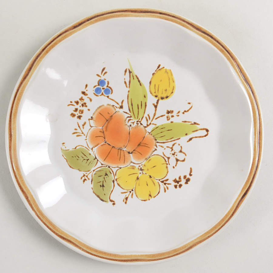 Wildflower Salad Plate by Japan-1