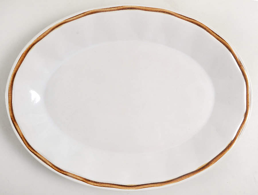 Wildflower 12" Oval Serving Platter by Japan-1