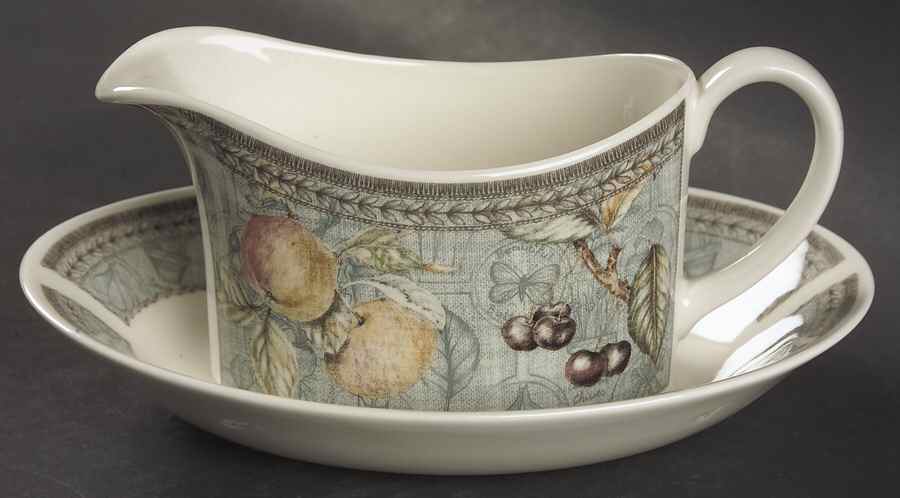 Manorwood Gravy Boat & Underplate by Johnson Brothers-1