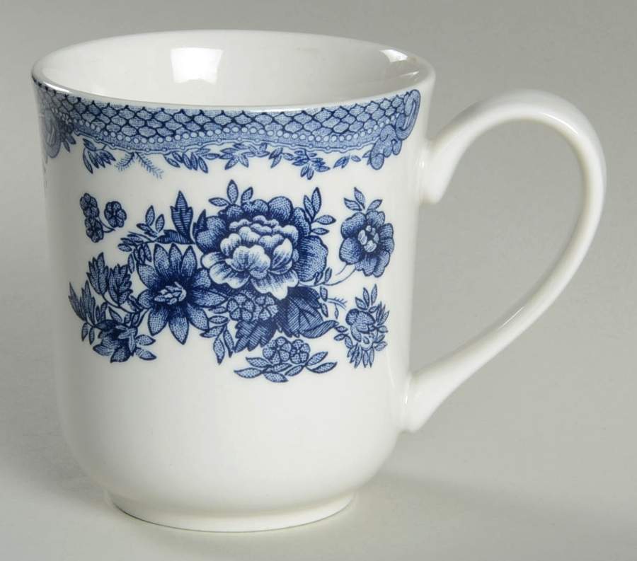 Asiatic Pheasant Blue Mug by Johnson Brothers-1