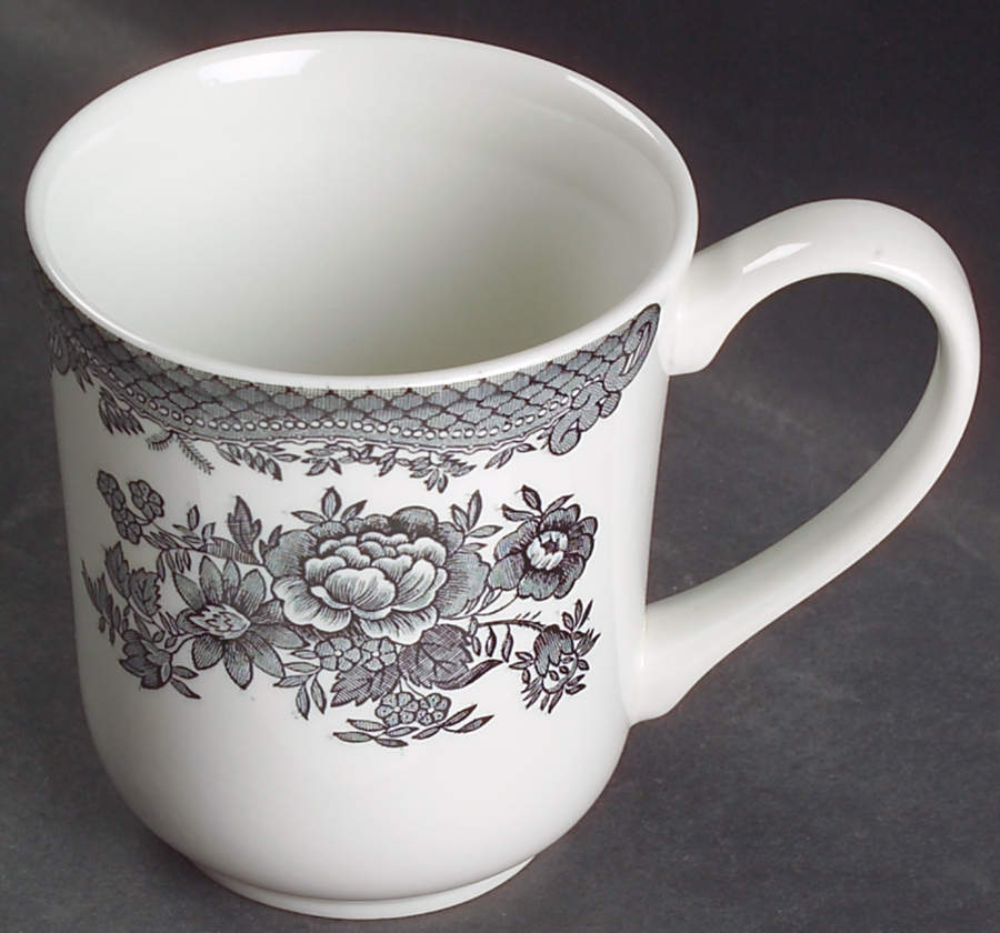 Asiatic Pheasant Black Mug by Johnson Brothers-1