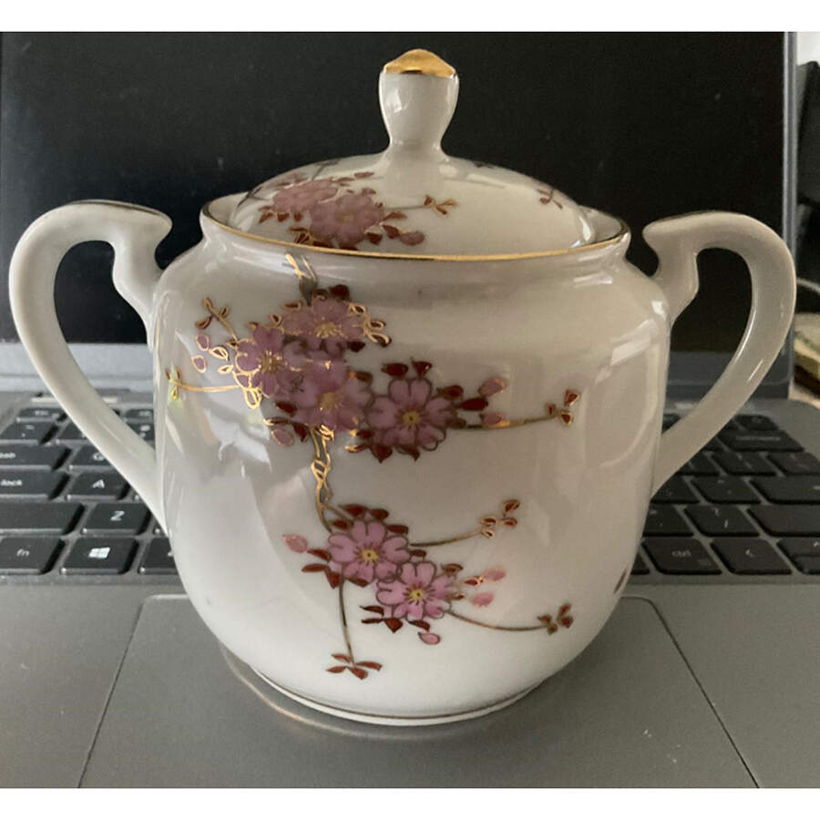 727-100 Sugar Bowl & Lid by Japan-1