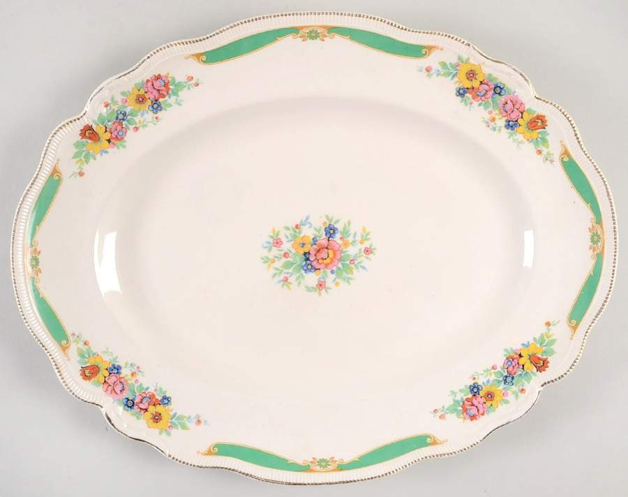 JB606 14" Oval Serving Platter by Johnson Brothers-1