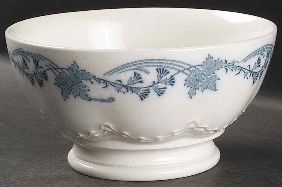Vintage (Blue Ivy, No Gold) Cranberry Bowl by Johnson Brothers-1