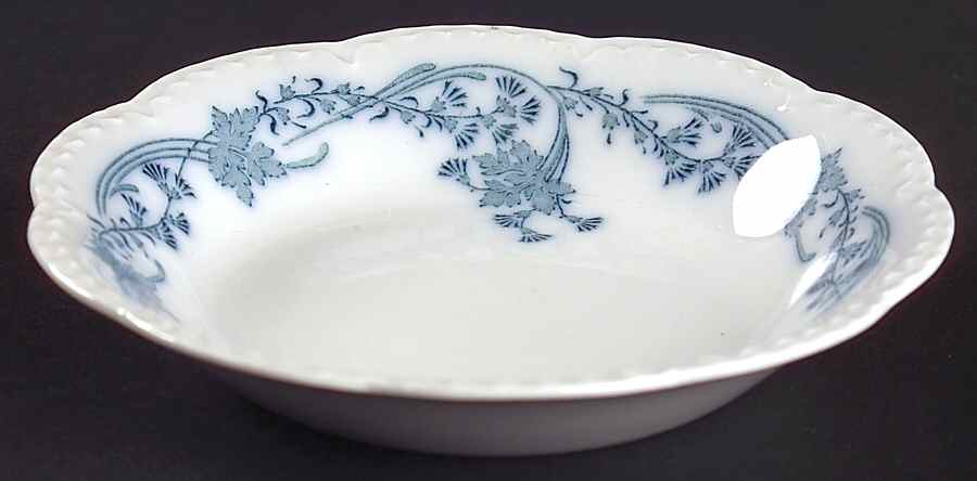 Vintage (Blue Ivy, No Gold) Fruit/Dessert (Sauce) Bowl by Johnson Brothers-1