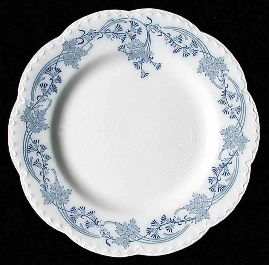 Vintage (Blue Ivy, No Gold) Dinner Plate by Johnson Brothers-1