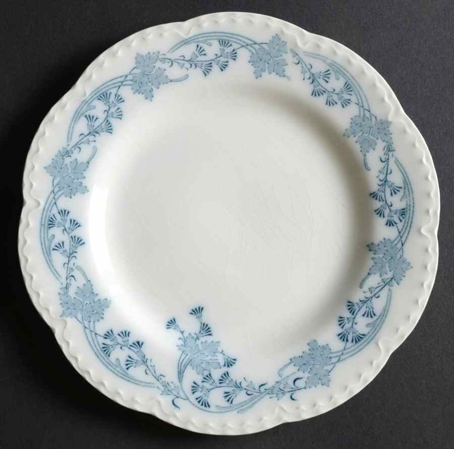 Vintage (Blue Ivy, No Gold) Dessert/Pie Plate by Johnson Brothers-1