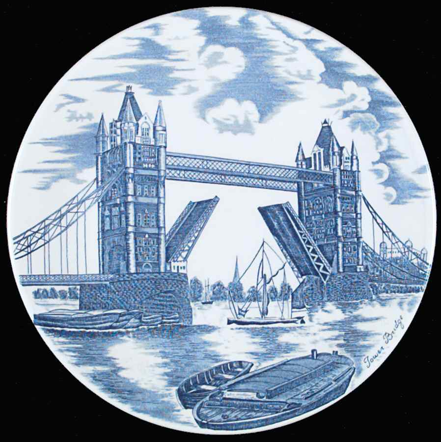 Tower Bridge Dinner Plate by Johnson Brothers-1