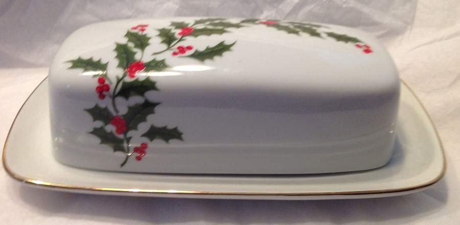 Holly 1/4 Lb Covered Butter by Japan-1