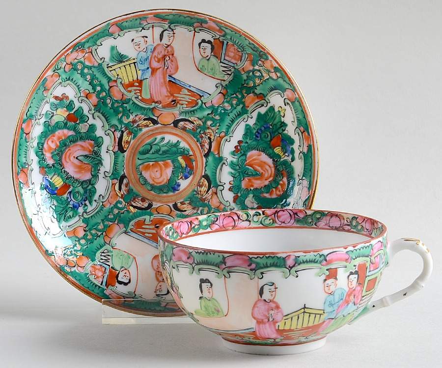 JAP272 Flat Cup & Saucer Set by Japan-1
