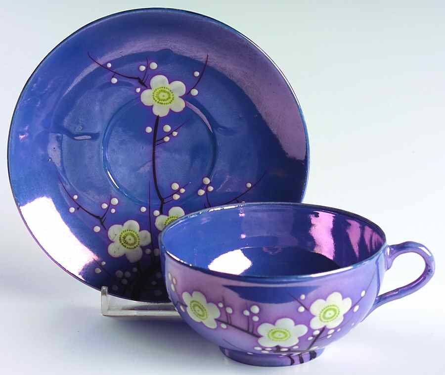 SZK11 Flat Cup & Saucer Set by Shimizu Rokunosuko-1