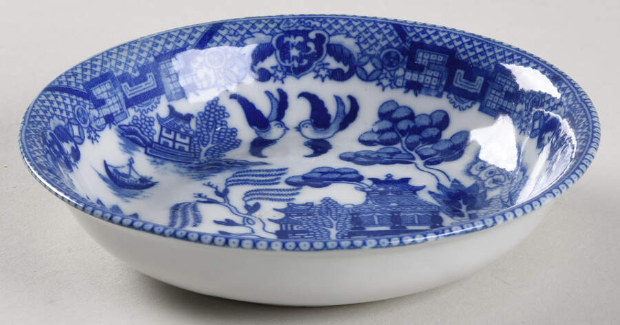 Blue Willow Fruit/Dessert (Sauce) Bowl by Kanedai-1