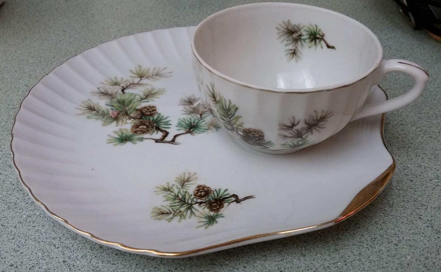 JAP283 Snack Plate & Cup Set by Japan-1