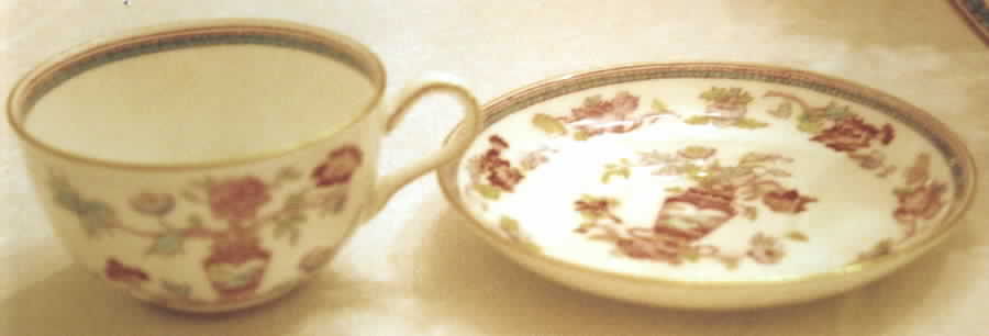 17324 Flat Cup & Saucer Set by George Jones & Sons-1