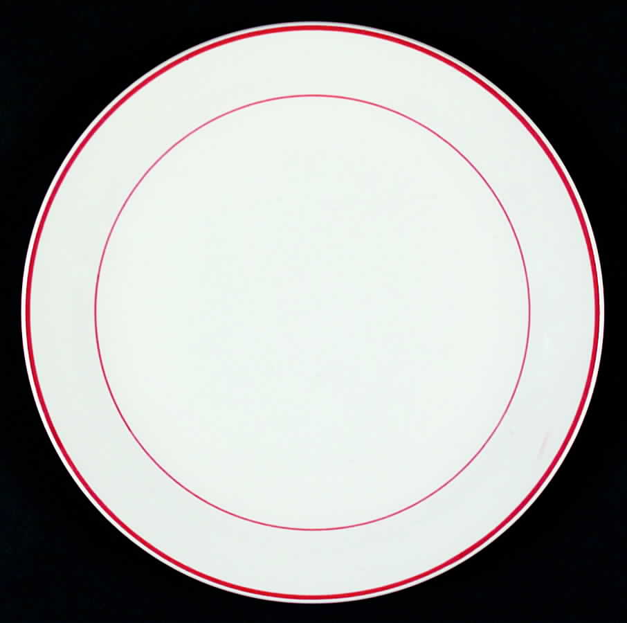 Simplicity Red Luncheon Plate by Johnson Brothers-1