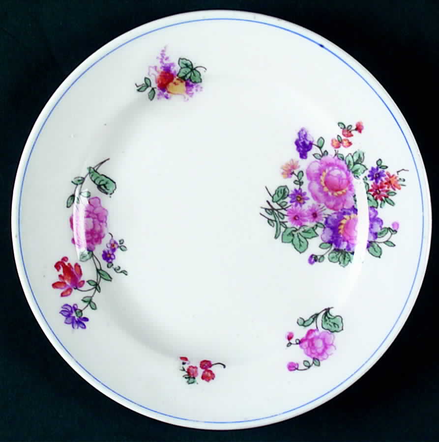 Olde English (Smooth) Bread & Butter Plate by George Jones & Sons-1