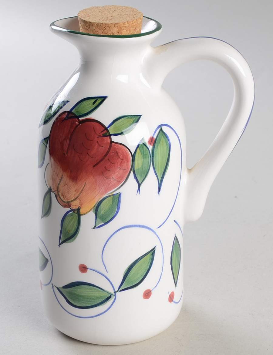 Tuscany Oil/Vinegar Cruet Set with Stoppers - Set of 2 Motifs by Jay Import-1
