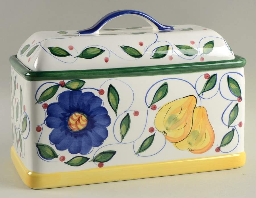 Tuscany Bread Box & Lid by Jay Import-1