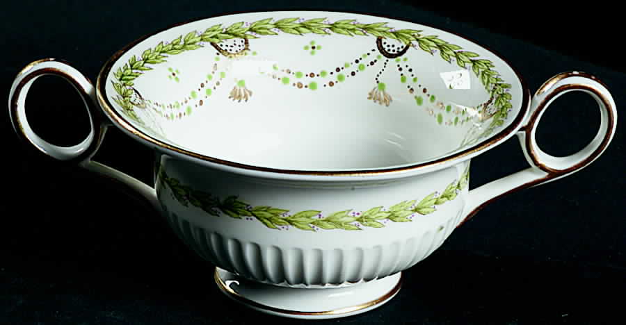 16440 Footed Bouillon Cup by George Jones & Sons-1