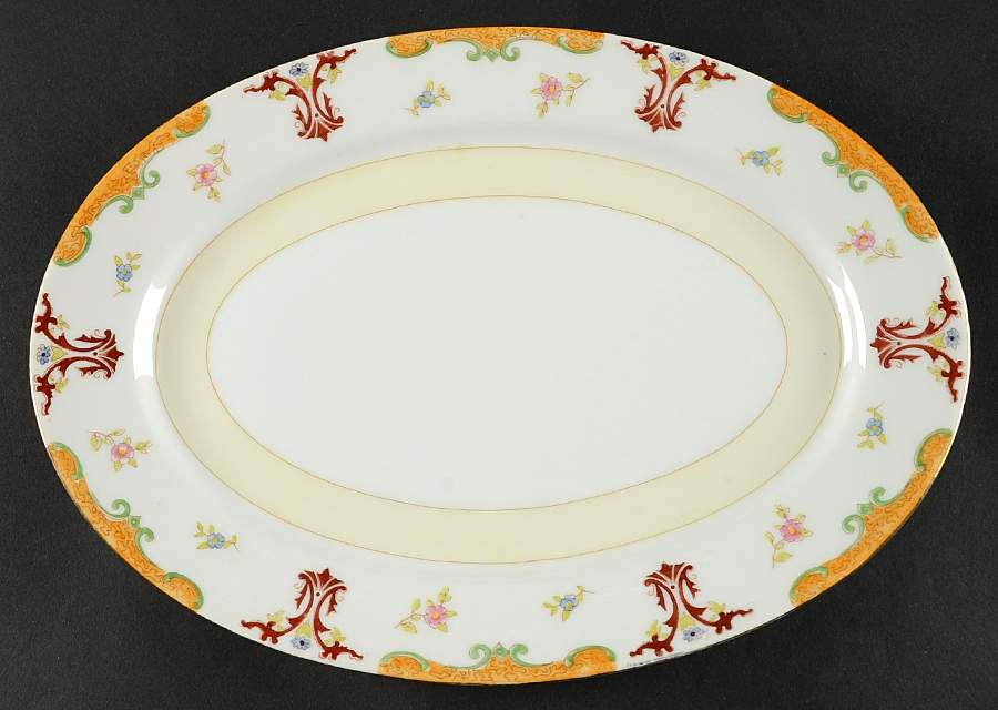JAP299 12" Oval Serving Platter by Japan-1