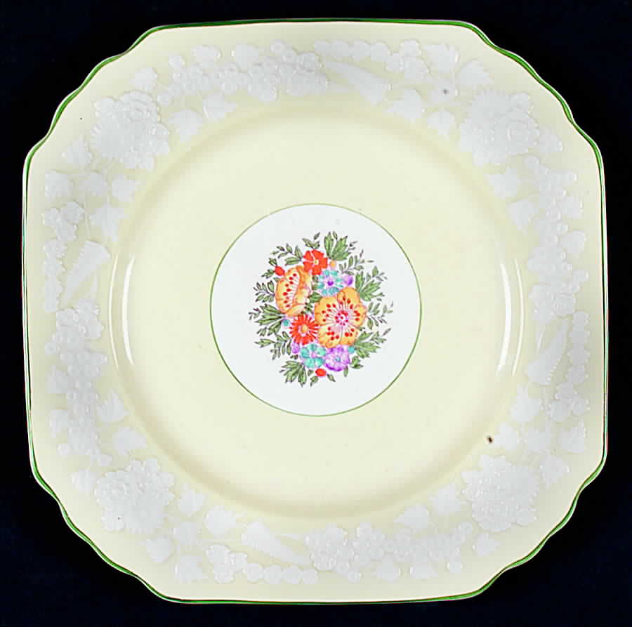 JON51 Square Luncheon Plate by George Jones & Sons-1
