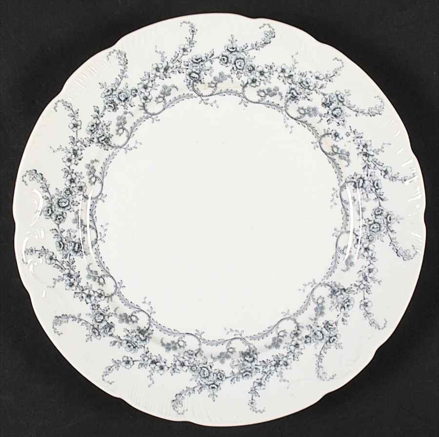 Venice Blue Gray Dinner Plate by Johnson Brothers-1