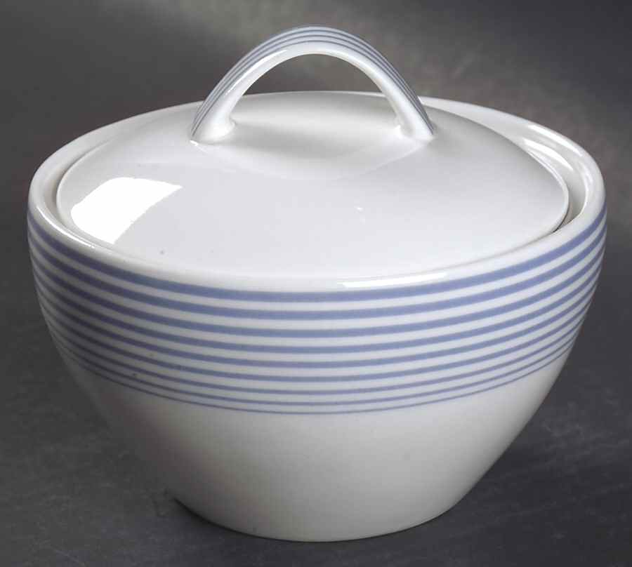Linear Sugar Bowl & Lid by Johnson Brothers-1
