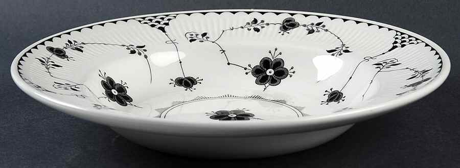 Denmark Black Rim Soup Bowl by Johnson Brothers-1