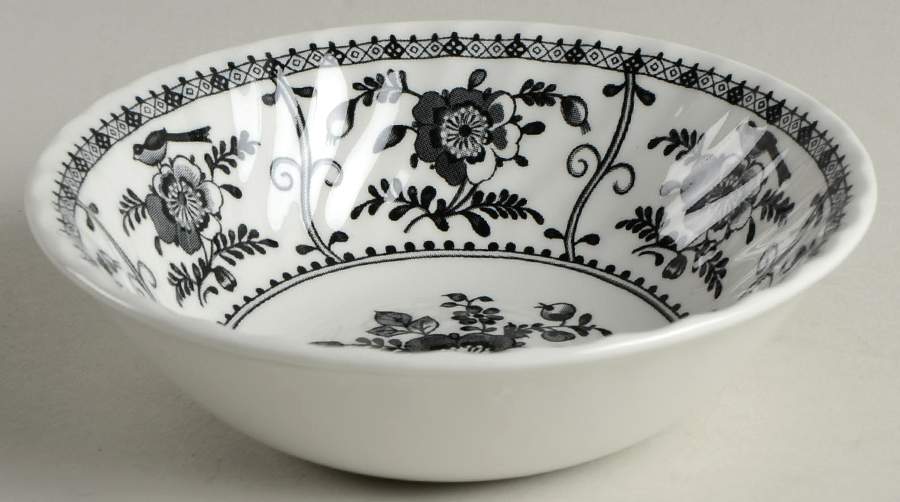 Indies Black Soup/Cereal Bowl by Johnson Brothers-1