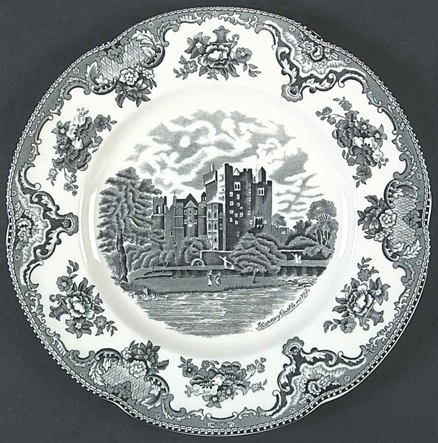 Old Britain Castles Black Dinner Plate by Johnson Brothers-1